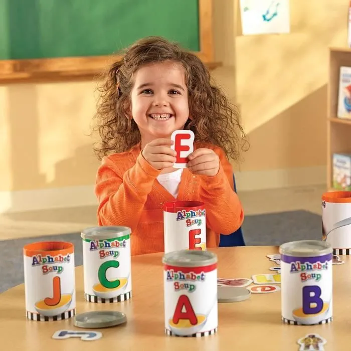 Jeu éducatif - Learning Resources - LER6801 - Soupe de l'alphabet - 180 pièces colorées - À partir de 3 ans-3