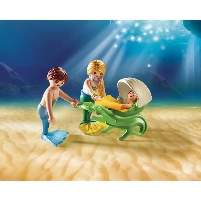 PLAYMOBIL - 70100 - Magic Les Sirènes - Famille de sirènes-3