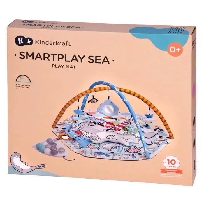 TAPIS D'ÉVEIL SMARTPLAY SEA MULTICOLORE - KINDERKRAFT KPSMSE00MUL0000-1