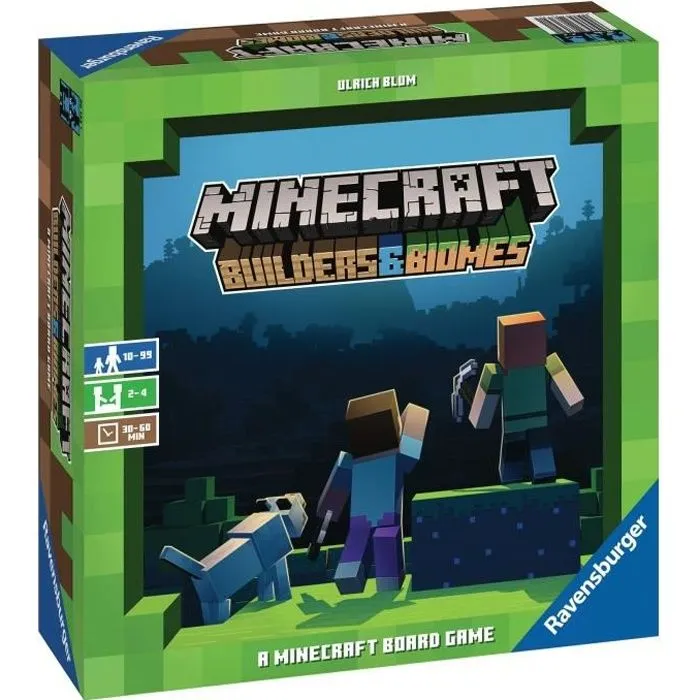 Minecraft Builders & Biomes, Jeu Société, Issu Du Vidéo Multilingue (français Inclus), Ravensburger, 26132-0