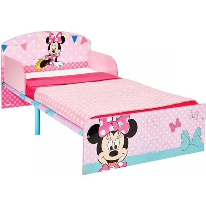 MINNIE Lit pour Enfants pour Matelas 140cm x 70 cm-0