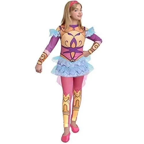 Déguisement Armure Cendrillon Regal Academy Fille - CIAO - 5A à 7A ans - Rose - Tulle-0