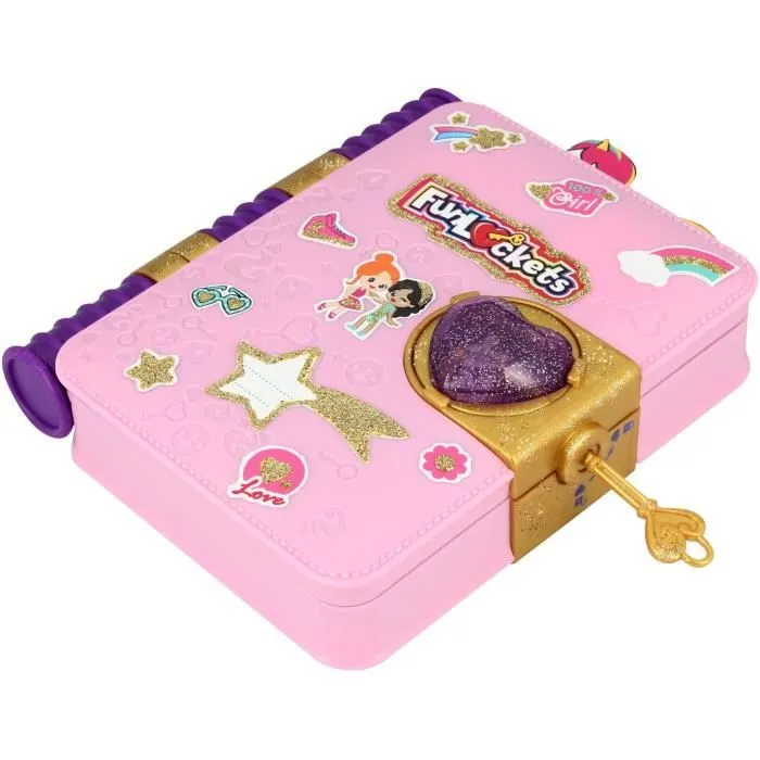 Journal à Secrets - Funlockets - Édition Pailletée - Plus de 30 surprises - Pour enfants à partir de 6 ans-0