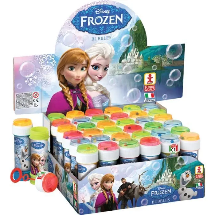 Bulles de Savon - Frozen - La Reine des Neiges - 36 unités - Utilisation extérieure - Mixte-0