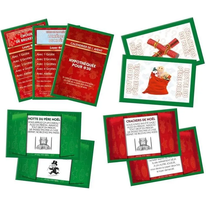 MONOPOLY NOEL - Jeu de plateau - WINNING MOVES-4