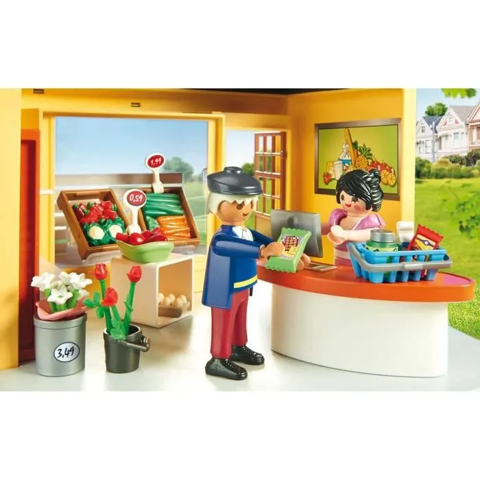 PLAYMOBIL - 70375 - Epicerie-3