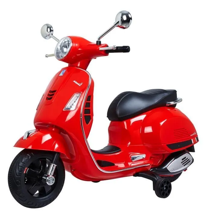 Moto Scooter électrique Vespa Red pour enfants-0