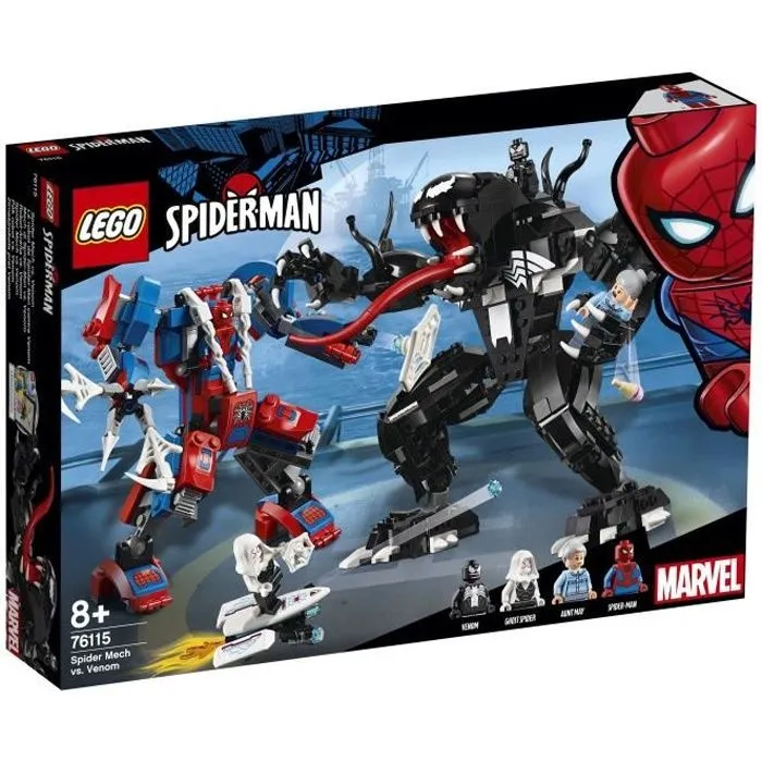 LEGO® Marvel Spider-Man 76115 Le robot de Spider-Man contre Venom-0