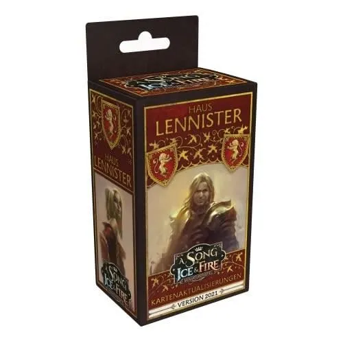 Jeu de société - CMON - A Song of Ice et Fire - Maison Lennister - Mise à jour-0