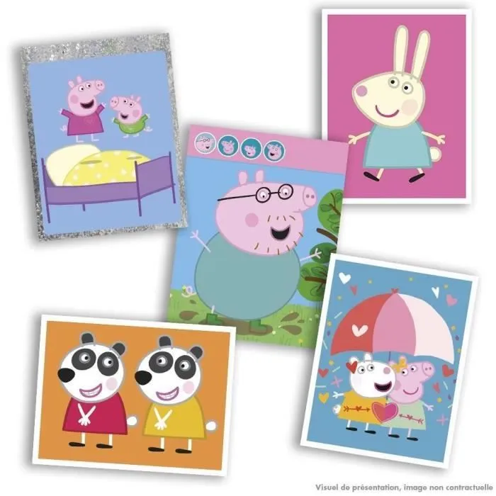 Boite de 36 pochettes de stickers et cartes Peppa Pig - PANINI-1