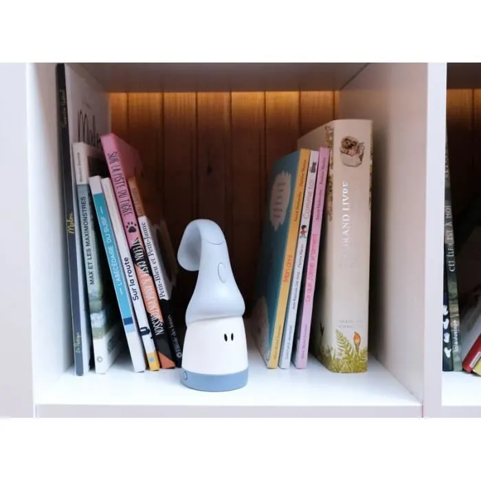 BEABA Veilleuse et lampe torche 2 en 1, nomade, rechargeable USB, longue autonomie 90h, Bleu perle-4
