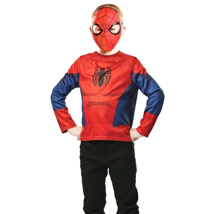 Kit top et masque Spiderman enfant-0