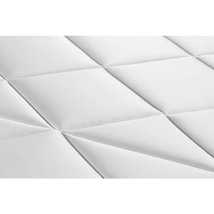 Ensemble sommier matelas 140x200 Windsor Ressorts ensachés et mémoire de forme - 26 cm - Equilibré - sommier blanc + 2 oreillers + c-5