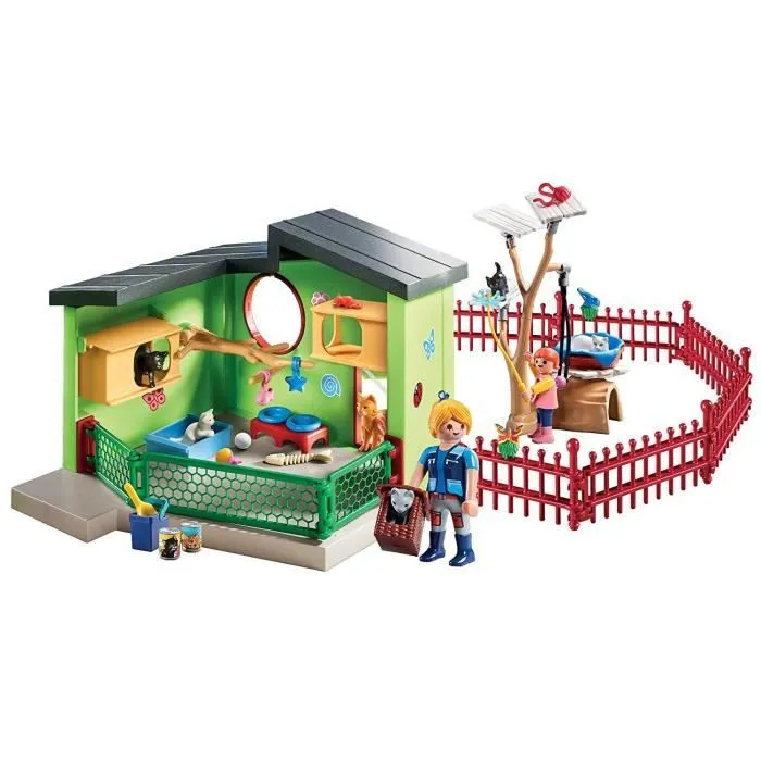 PLAYMOBIL - Maisonnette des Chats - City Life - 76 pièces - Mixte - A partir de 4 ans-1