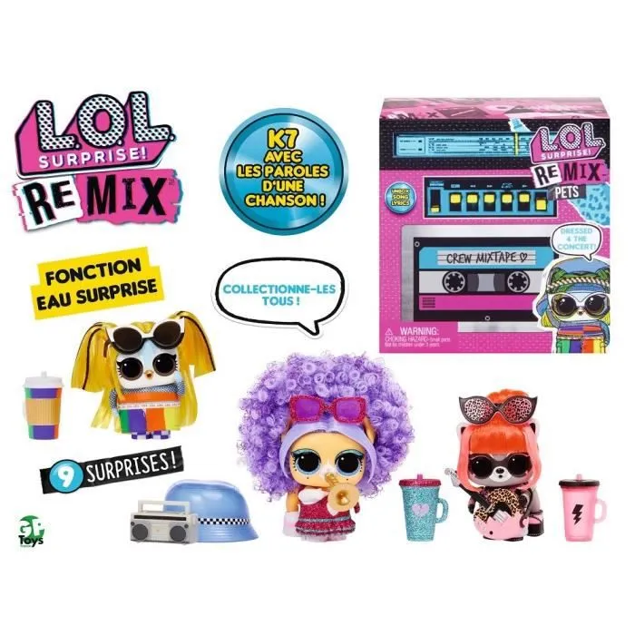 L.O.L. Surprise - Pets Remix - Coffret original avec 1 Pets, des surprises et une chanson - Modèle aléatoire-0