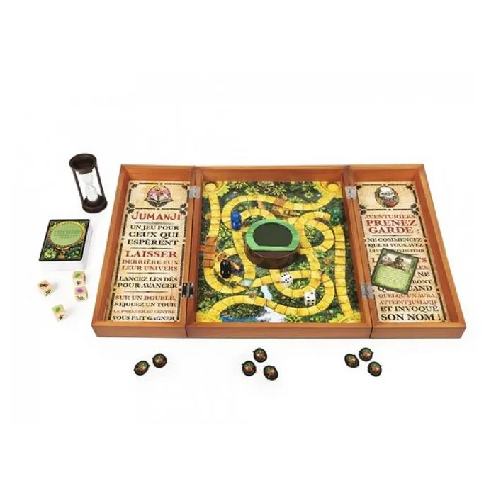 Jeu de société - SPIN MASTER - JEU JUMANJI PLATEAU BOIS rétro - 6062543 - Ambiance film - 30 min - 2 à 4 joueurs-3