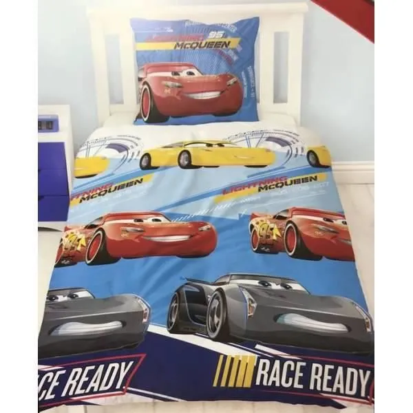 Cars Disney - Parure de couette 140x200 + taie d'oreiller - HOMEROKK-0