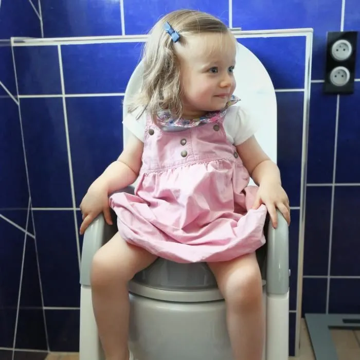 THERMOBABY Reducteur WC KIDDYLOO© Gris Charme-6