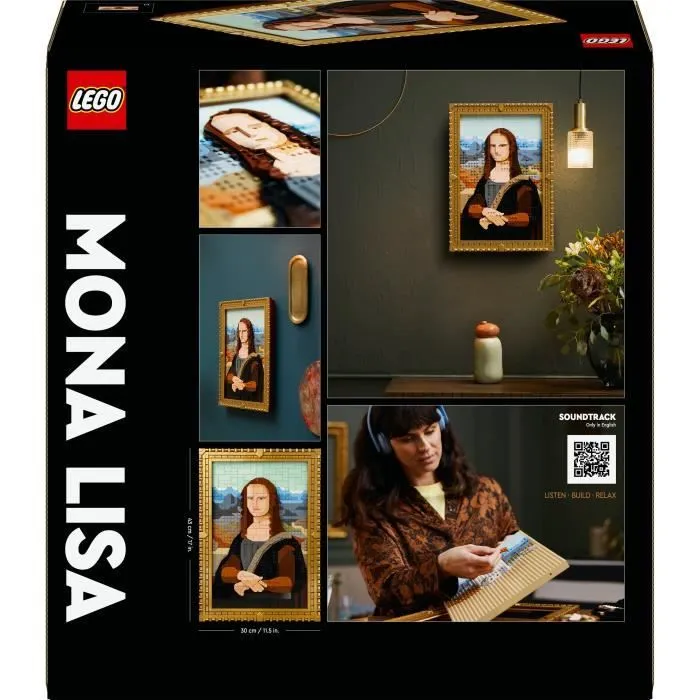 LEGO® Art 31213 La Joconde - Set de construction tableau de Léonard de Vinci - Décoration-5