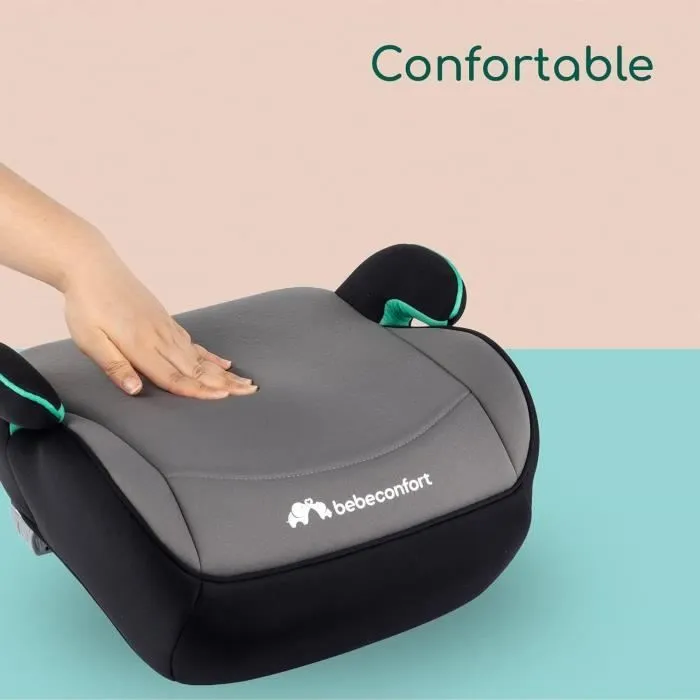 BEBECONFORT Siège auto Manga i-Fix, Rehausseur ISOFIX, de 6 à 12 ans, 22-36 kg, 125-150 cm, Gray Mist-1