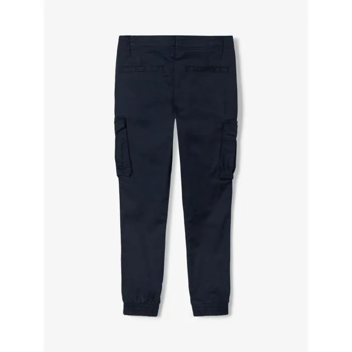 Pantalon cargo - NAME IT - Bamgo - 3 poches - Kaki - Enfant Garçon-3