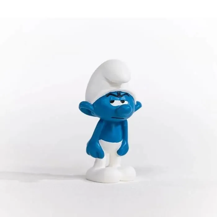 Figurine Schtroumpf : Schtroumpf Grognon Coloris Unique-1