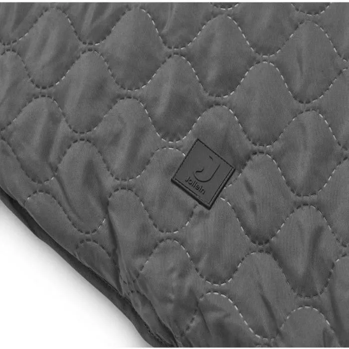 Tapis de jeu nomade 110cm Gris Tempête Jollein - Gris-1