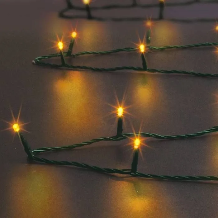 Guirlande lumineuse - FEERIC LIGHTS & CHRISTMAS - 7m - 96 LED - Programmable - Blanc chaud-0