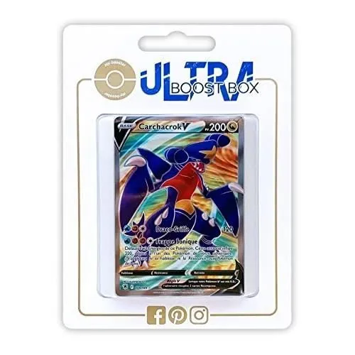 Jeu de cartes - MY-BOOSTER - CARCHACROK V 178-189 FULL ART - ULTRABOOST X EPEE ET BOUCLIER - Pokemon XY-0