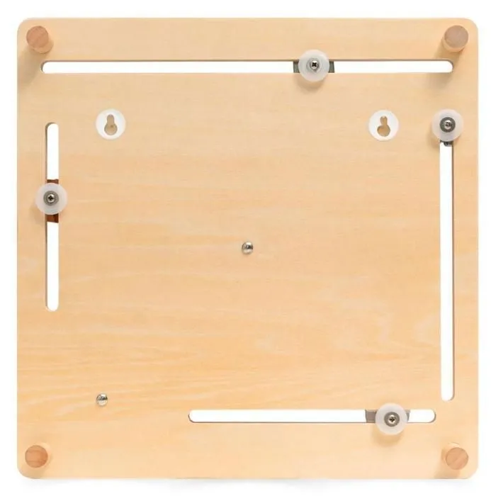 Calendrier en Bois Horloge Enfant Ludique Mamabrum - Apprendre Mois, Jours, Saisons & Temps en Anglais - Jouet en bois-3