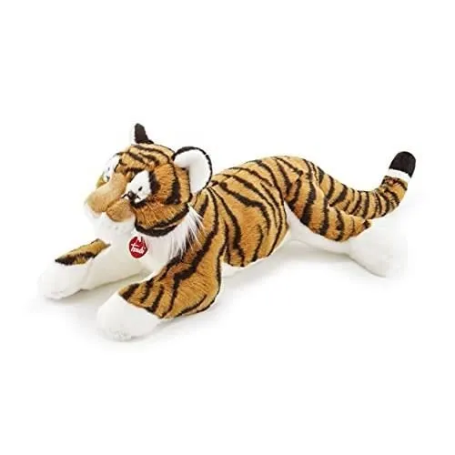 Jouet en peluche - TRUDI - TIGRE BRUCE - Orange - Lavable en machine - 3 ans et plus-0