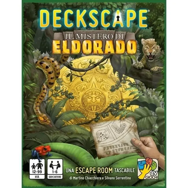 DV JEUX DV GIOCHI-DVG5701-DECKSCAPE-IL MYSTÈRE DE ELDORADO-SIETE PRÊTS-0