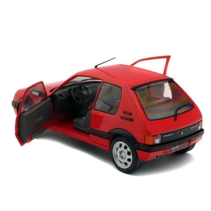 Voiture miniature Peugeot 205 GTI 1.9 Mk1 1985 Rouge SOLIDO 1/18-3