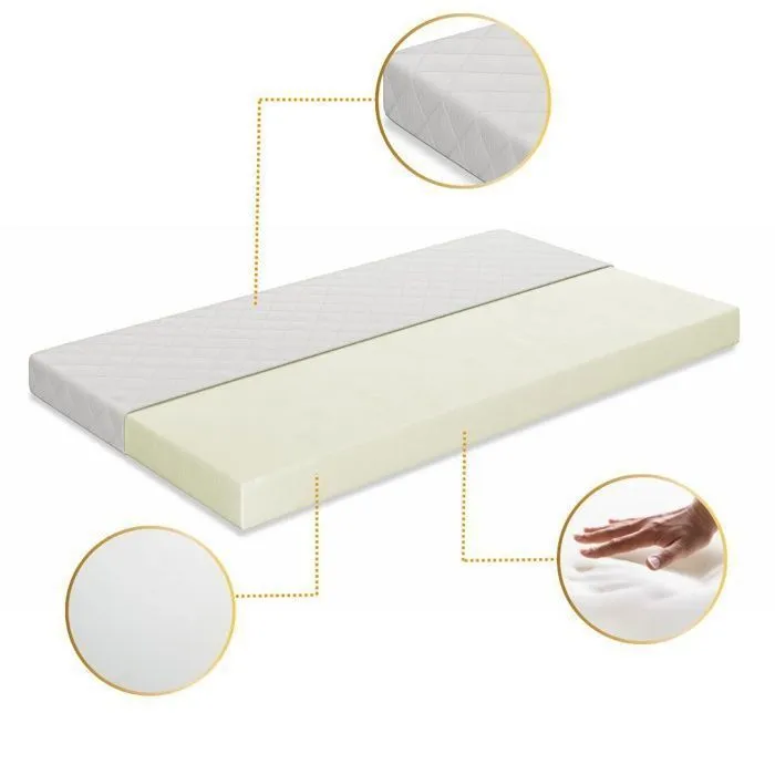 Matelas en mousse pour enfants 190x90x9 cm - CERTIFICAT-1