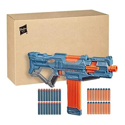 Pistolet à flechettes - NERF - Elite 2.0 Turbine CS-18 - 36 fléchettes - Tirs motorisés-1