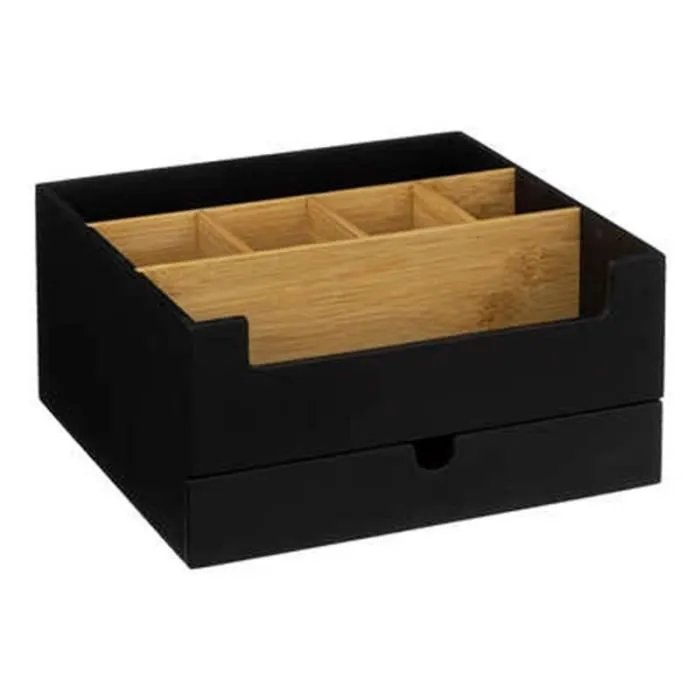 Organiseur 1 Tiroir "Natureo" 26cm Noir-0