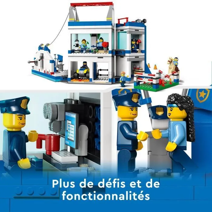 LEGO® City 60372 Le Centre d’Entraînement de la Police, avec Figurine de Cheval, Jouet Voiture-3