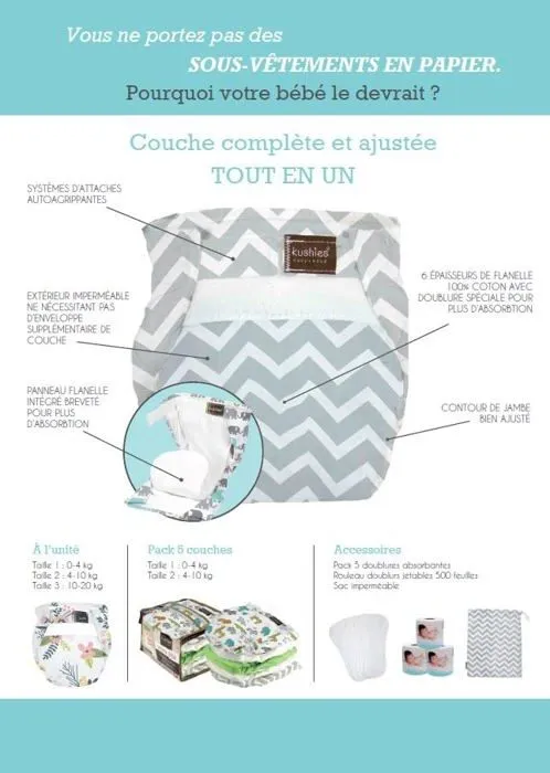 Couche lavable - couche d'apprentissage lavable Domiva - 1300680 - CULOTTE D'APPRENTISSAGE 13-15 KG MOUSTACHE MOUSTACHES-3