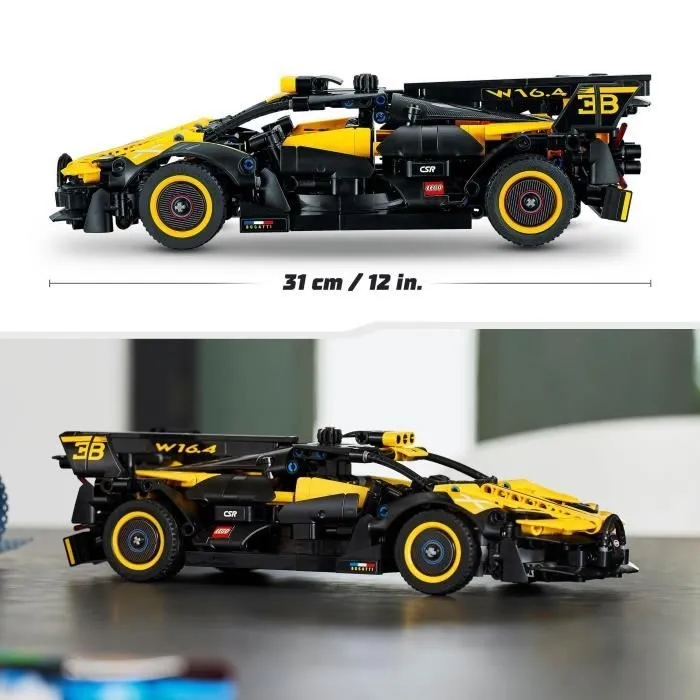 LEGO® Technic 42151 Le Bolide Bugatti, Jouet de Voiture, de Course, Maquette à Construire-5