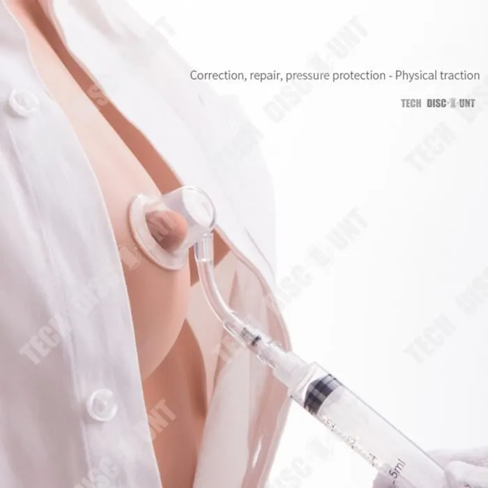 TD® tire lait manuel silicone bebe confort pompe a maternel traction femmes enceintes nouveau né aspiration sein correcteur portable-1