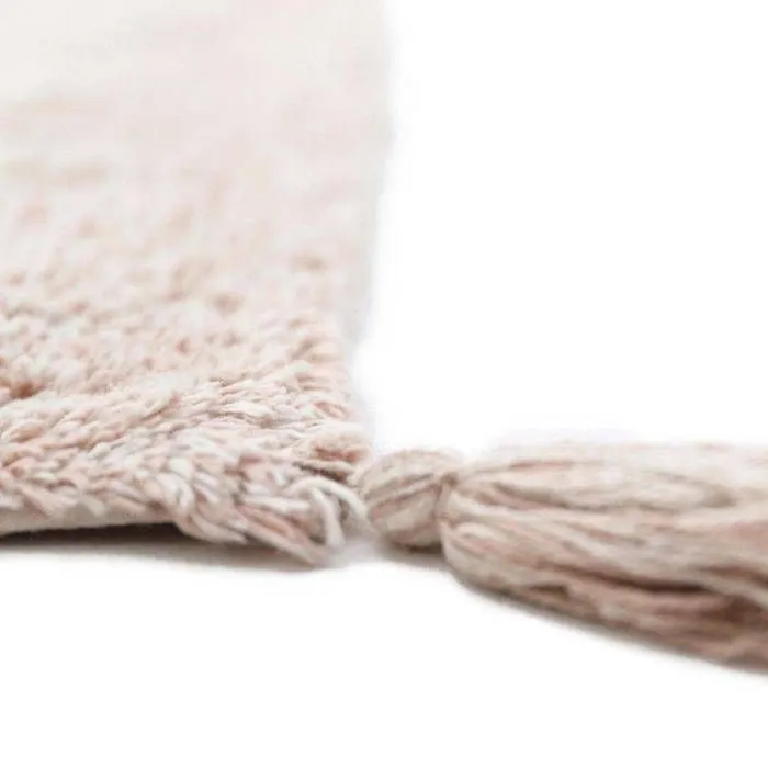 Tapis enfant - Nattiot - Minna - Coton naturel - 100x150 cm - Rose-2