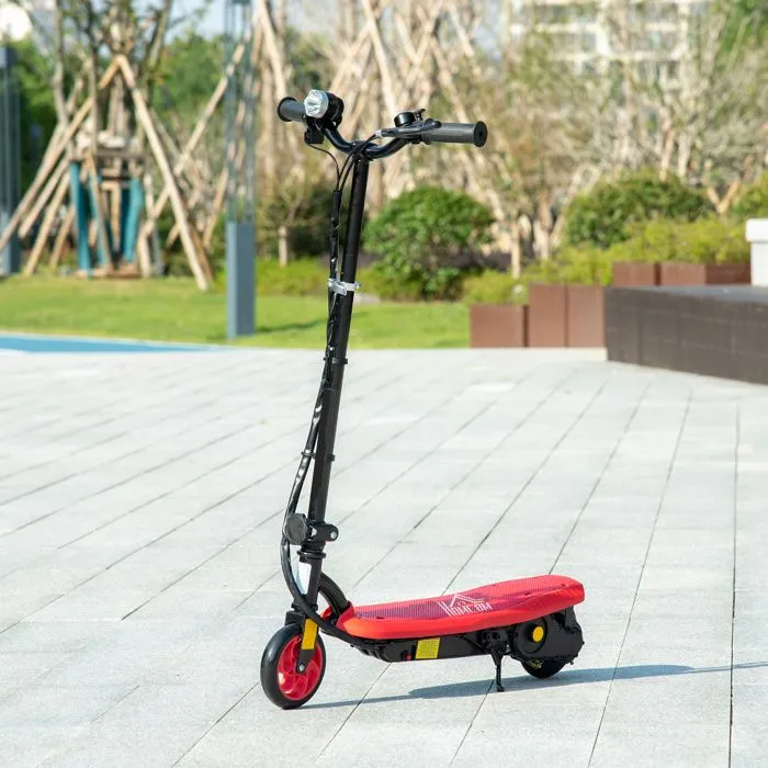 Trottinette électrique - HOMCOM - métal - 75 x 48 x 105 cm - rouge-2