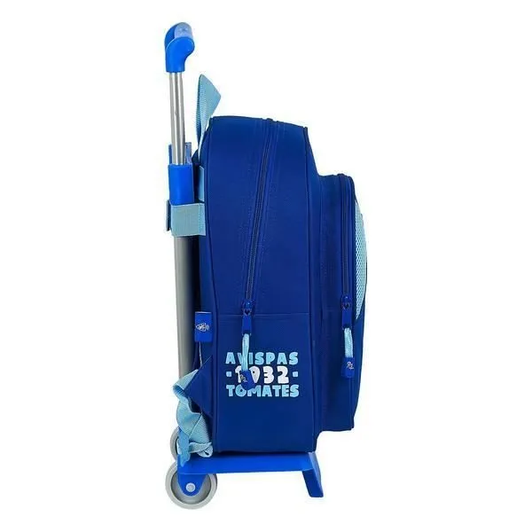 Cartable à roulettes - Real Zaragoza - 705 - Bleu - Bleu clair - Enfant-2