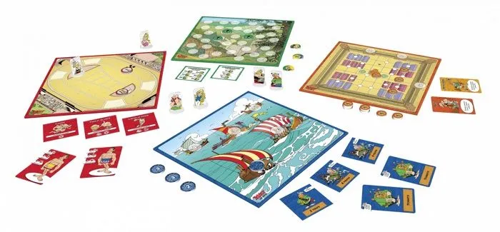 Jeu de société ASTERIX - LES DEFIS - 6 mini jeux - Marque TOPI GAMES - Mixte - A partir de 7 ans-0