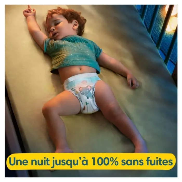 Couches Pampers Baby-Dry Taille 4 - Pack de 30 - 9kg à 14kg - Blanc - Mixte-2