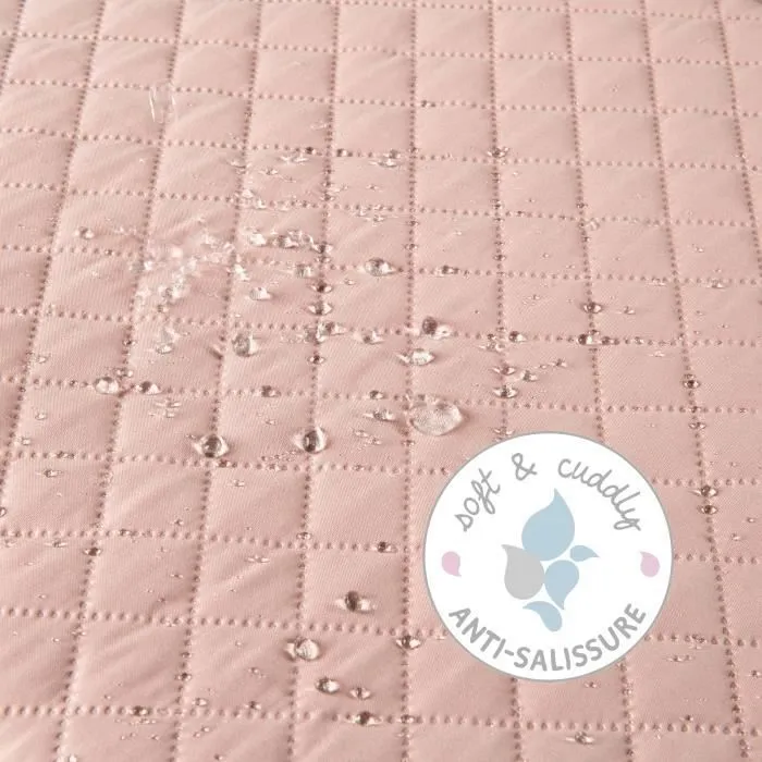 Tapis de Parc Bébé roba Style - Rembourrage Latéral Sécurisé - Rose / Mauve-2