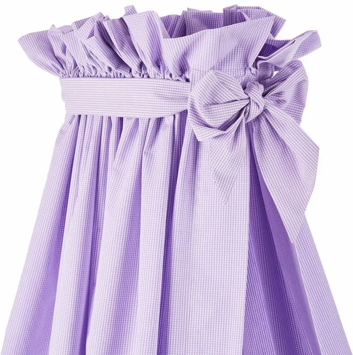 Ciel de lit bebe Robert osswald - 1.2.1.1.2.1.1-K01-06 - Ciel de lit classique pour berceau et lit d'appoint Violet-1