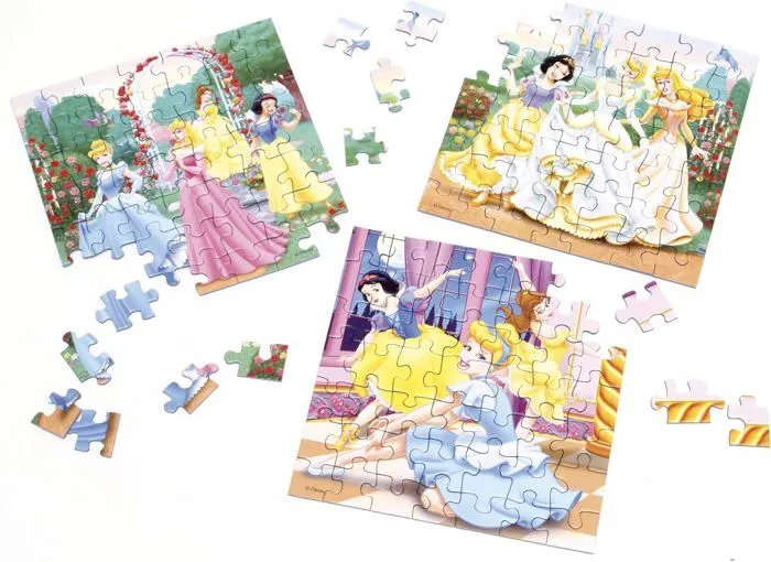 Puzzles 3x49 pièces Disney Princesses, Dès 5 ans, Ravensburger-2