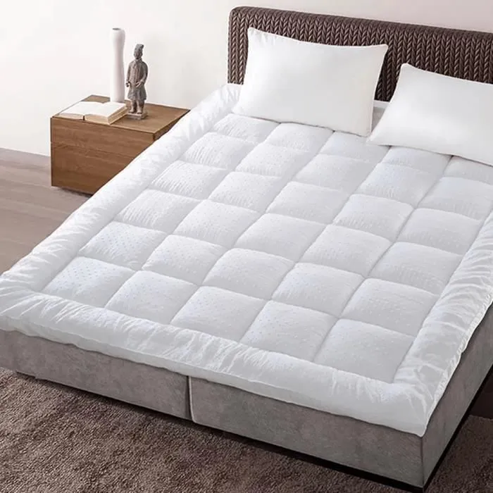 Surmatelas - Sampur - 140x190 cm - Microfibre Hypoallergénique - Épaisseur 5 cm - Extra Moelleux-1
