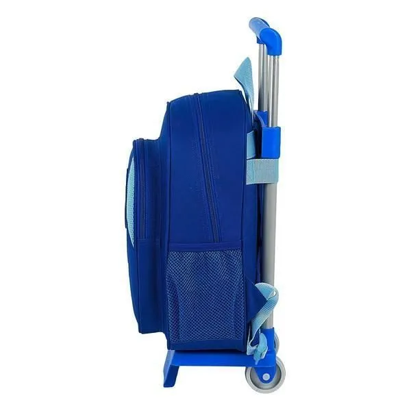 Cartable à roulettes - Real Zaragoza - 705 - Bleu - Bleu clair - Enfant-3
